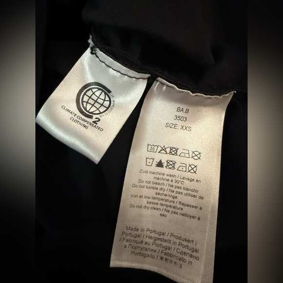 Ganni Gather Detail T Shirt in Black Size XXS - Picture 11 of 12